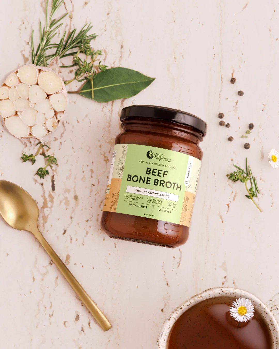 Beef Bone Broth Concentrate Native Herbs - Image 9