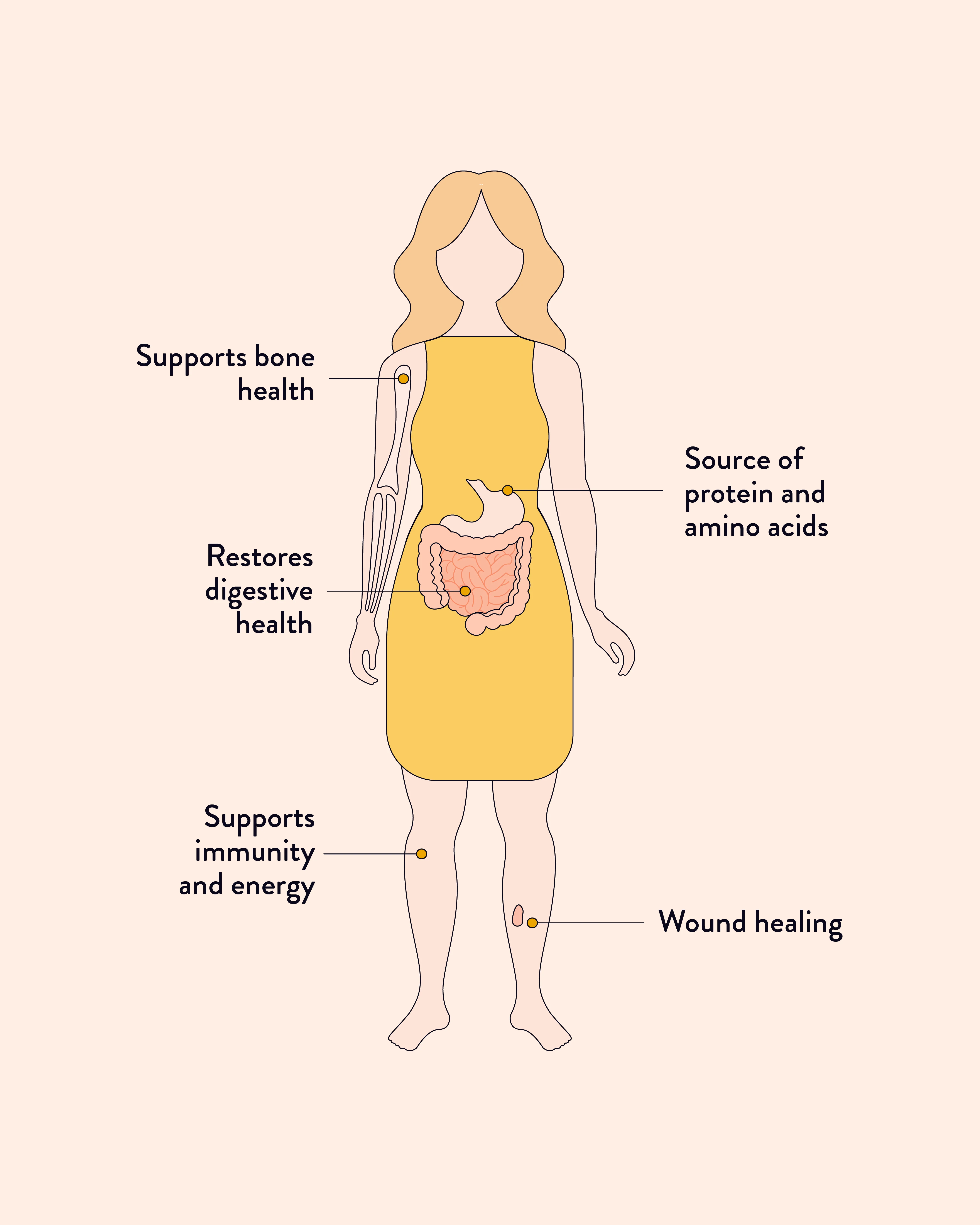 Beef Bone Broth Powder Turmeric - Image 3