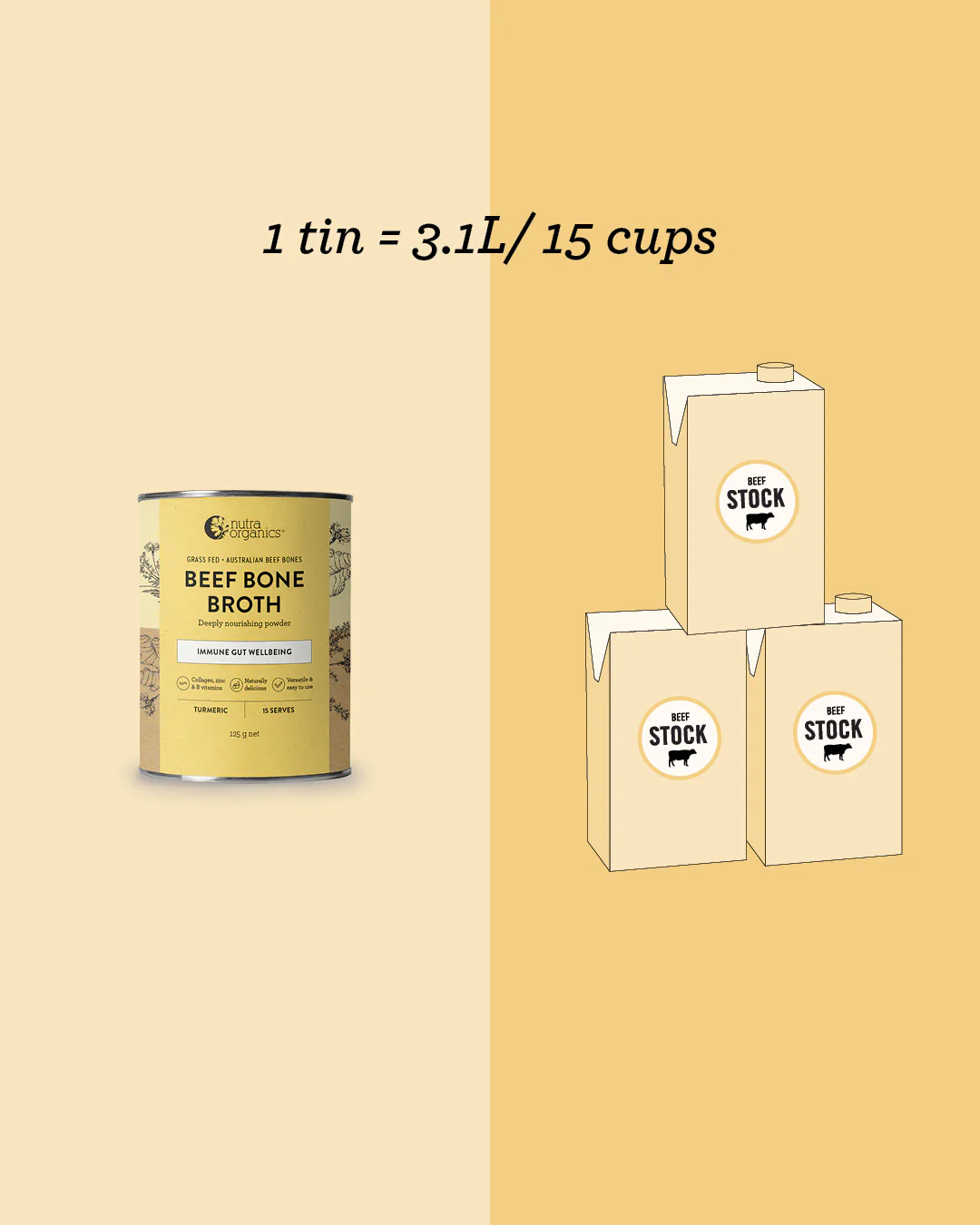 Beef Bone Broth Powder Turmeric - Image 6