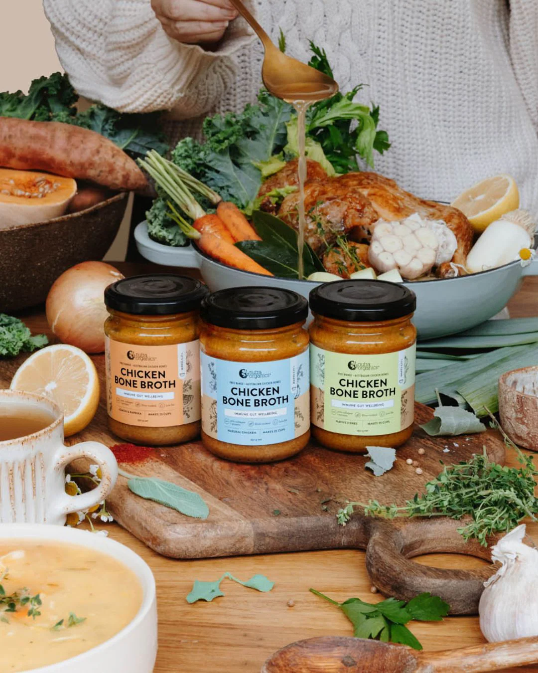 Chicken Bone Broth Concentrate Lemon & Paprika - Image 10