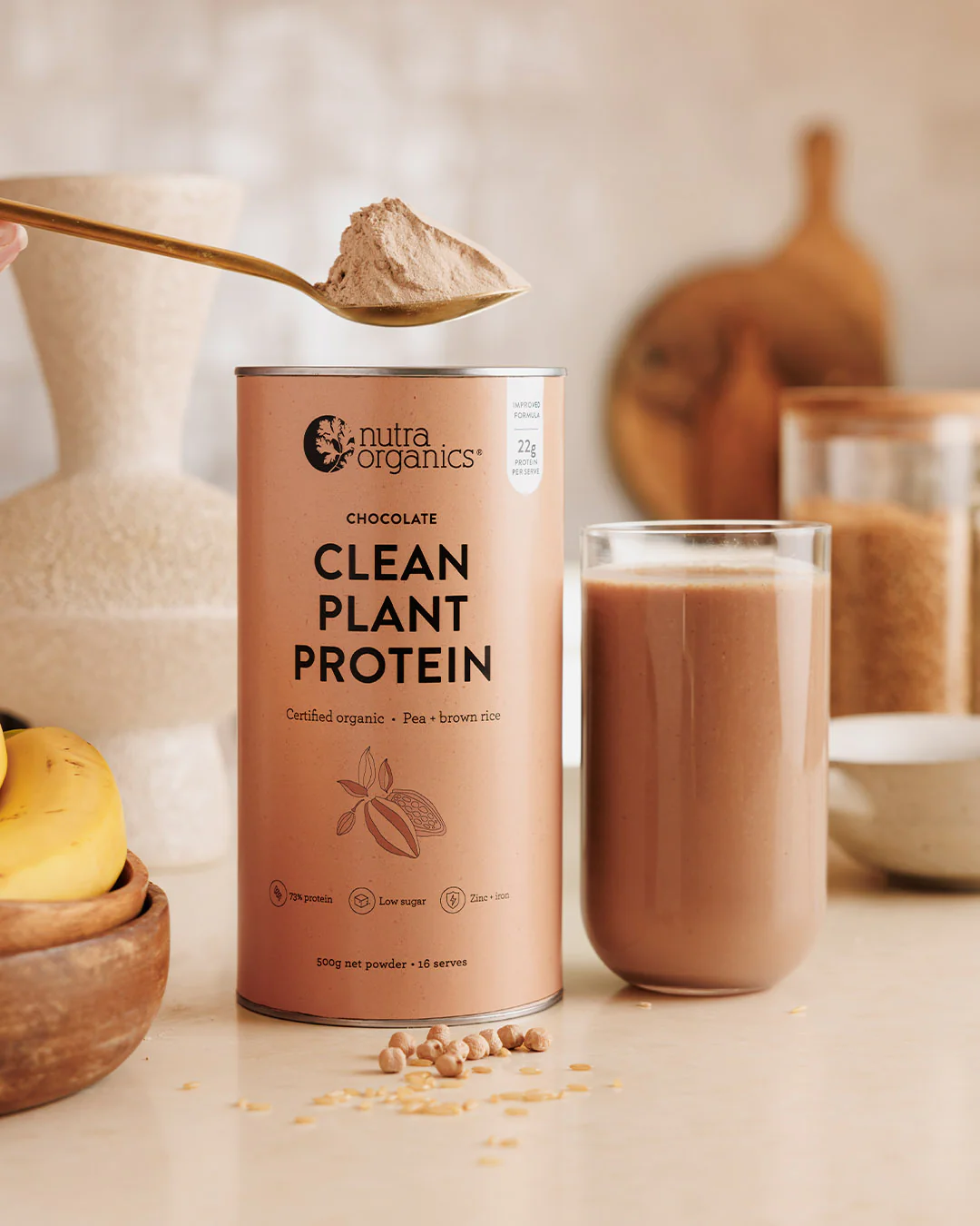 Clean Plant Protein Smooth Chocolate - Image 4