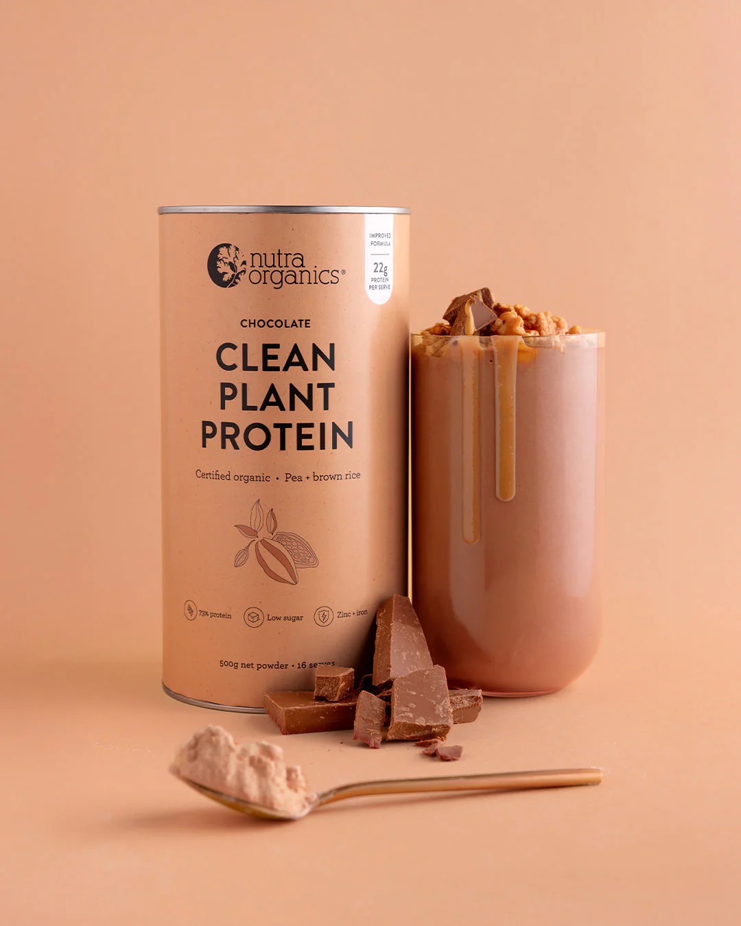 Clean Plant Protein Smooth Chocolate - Image 7