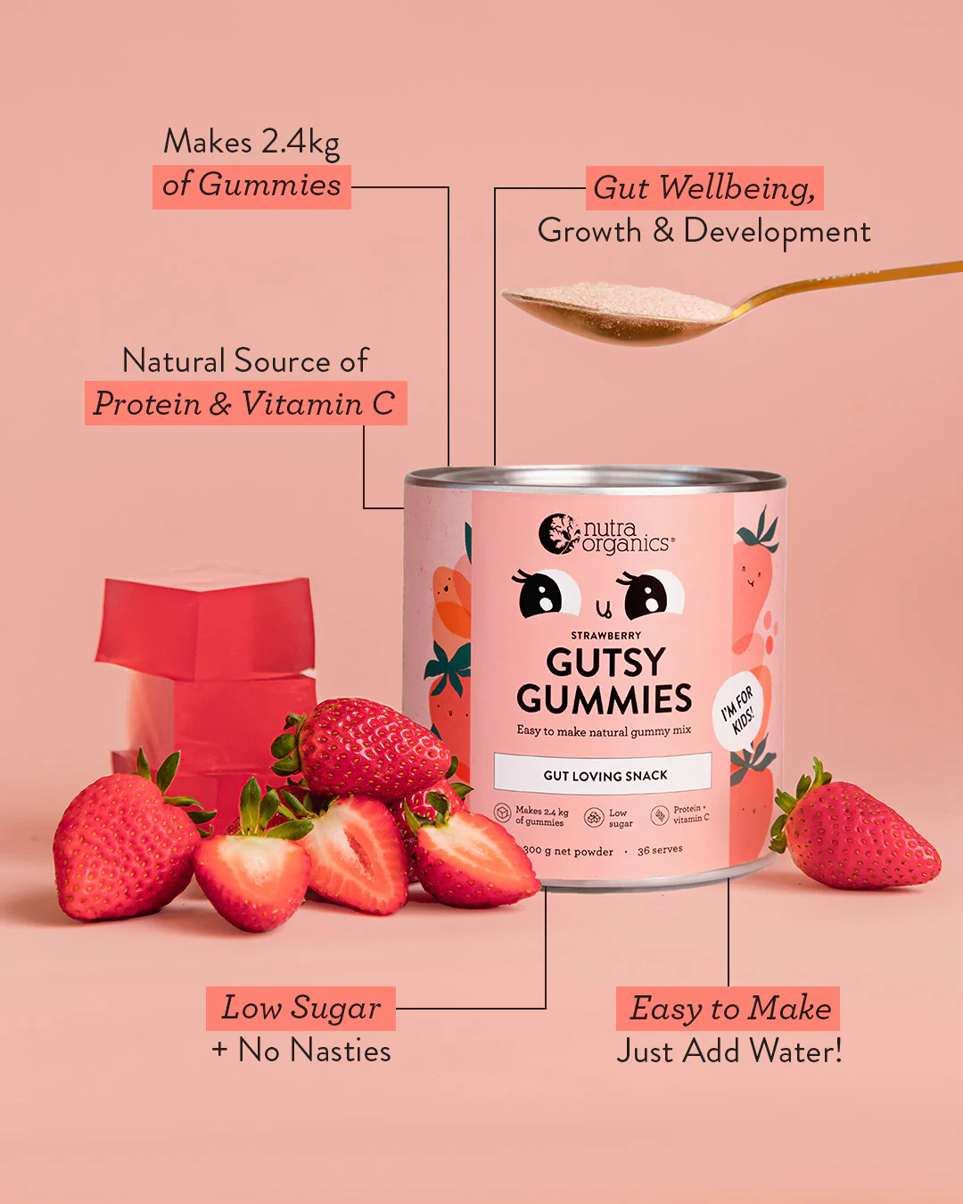 Gutsy Gummies Strawberry - Image 4