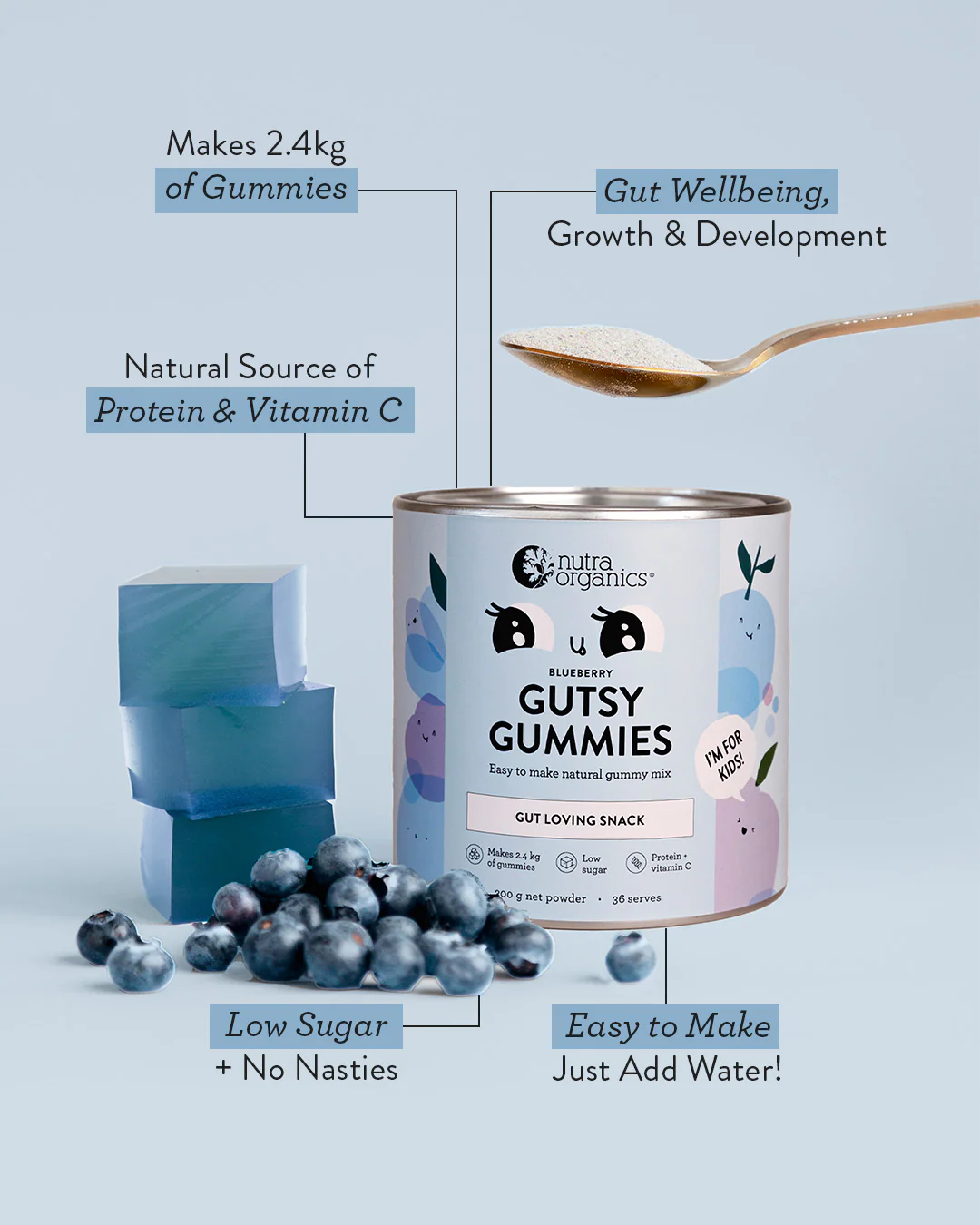 Gutsy Gummies Blueberry - Image 4