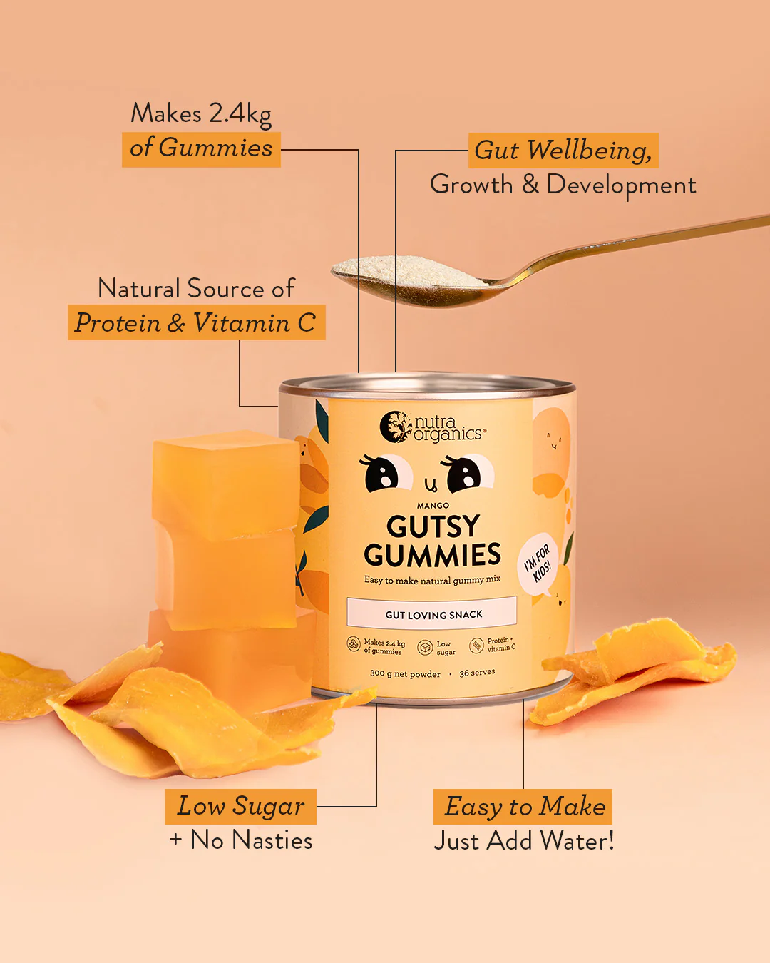 Gutsy Gummies Mango - Image 4
