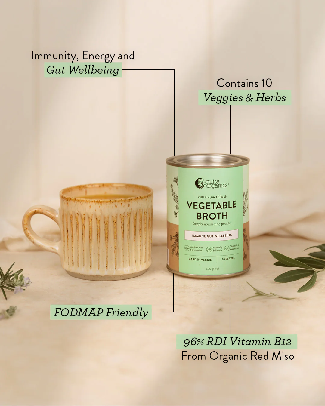 Vegetable Broth Garden Veggie - Image 4